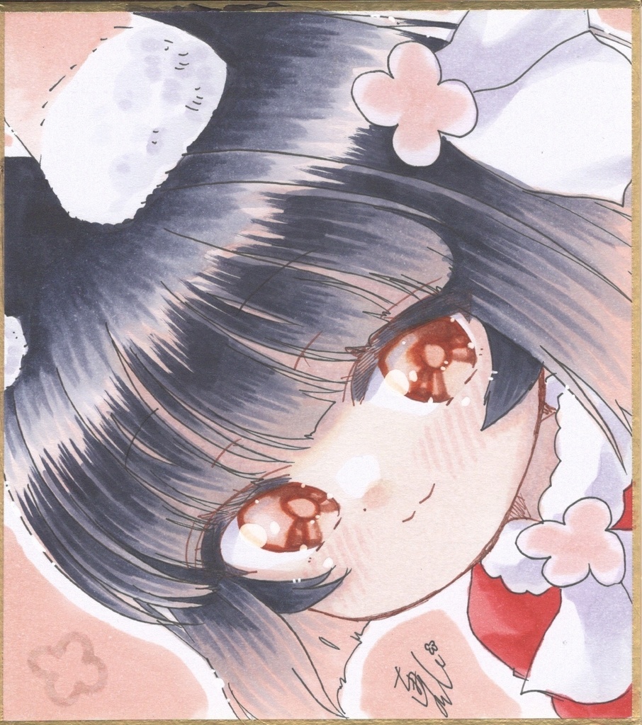 うちの子原画 奈和なお ミニ色紙