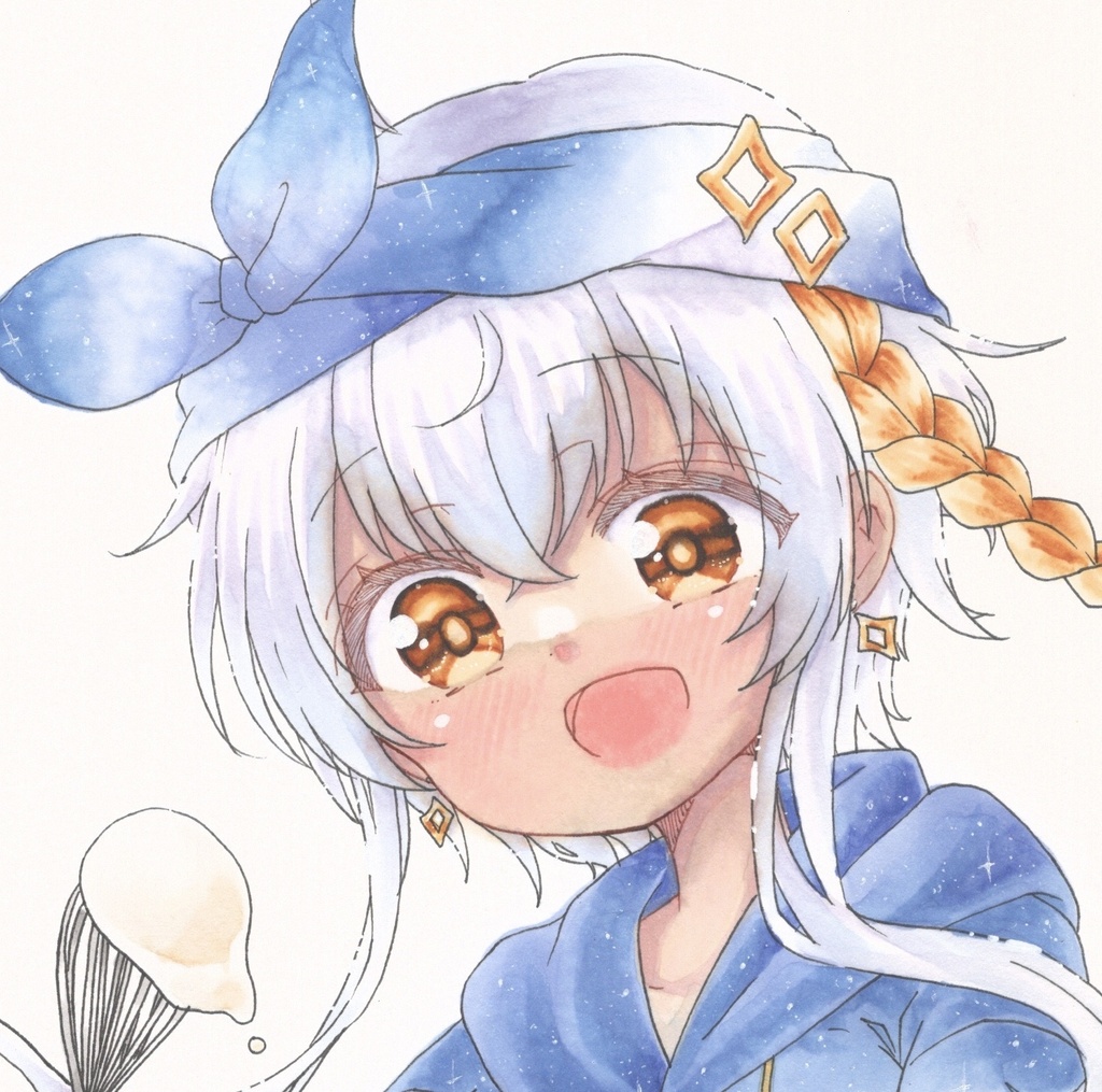 ミリル・シャムシルルさんのファンアート(skeb)原画