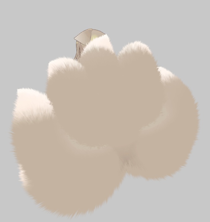 【無料】しっぽふりふりするだけ 九尾版【キプフェル】