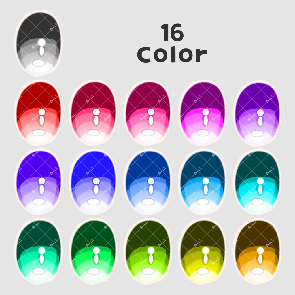 【キプフェル】Two Highlight Eye Texture