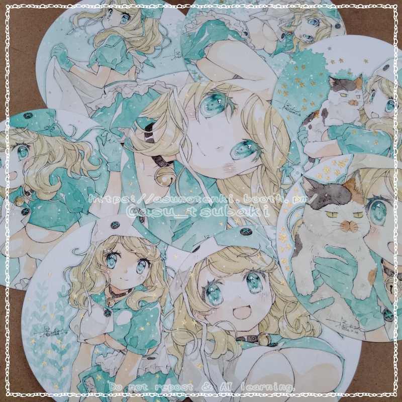 ミニイラスト原画(各種)