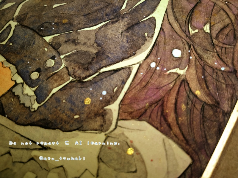 イラスト色紙 メイドさん