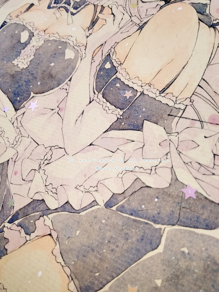 直筆サイン入りイラスト色紙