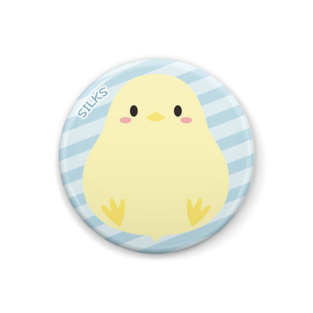 ヒヨコ缶バッジ