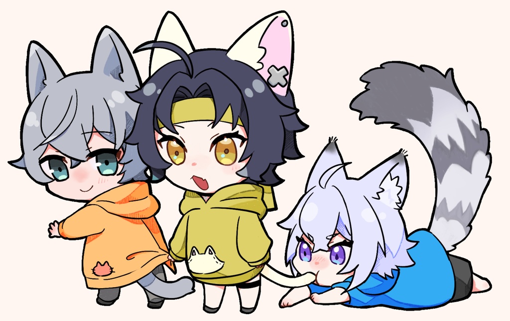 3匹ねこちゃんアクスタ