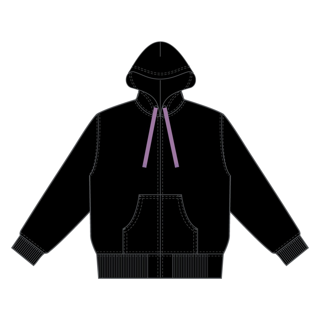 ジップアップパーカー ~あつまれ しるこの部屋~