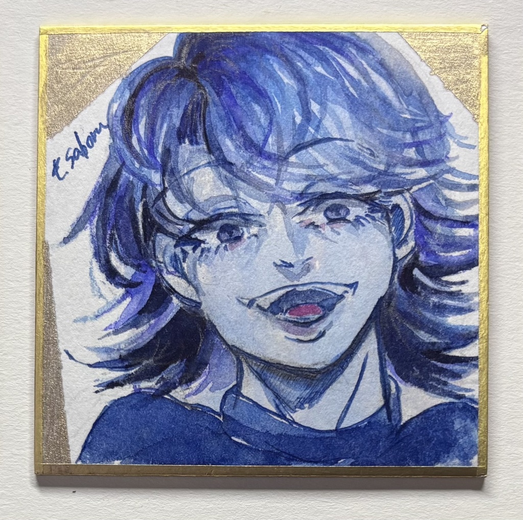 ミニ色紙（主人公①）