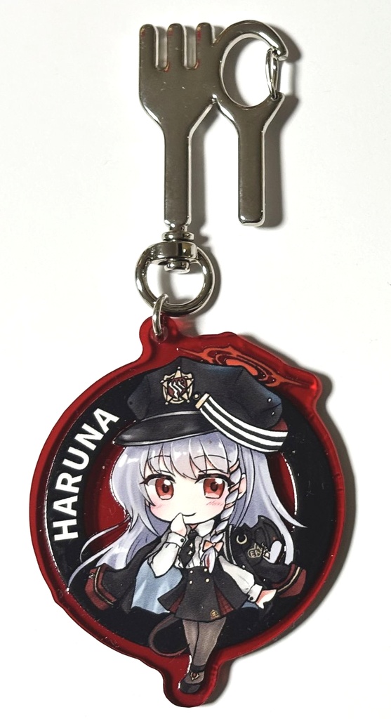 【ブルアカ】アクリルキーホルダー（黒舘ハルナ）