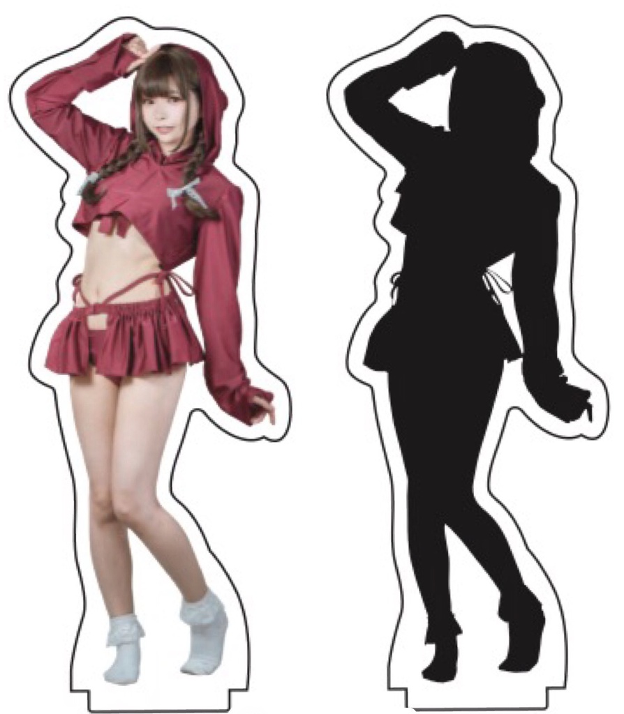 在庫限り【C95 新作】アクリルフィギュア 赤ずきんVer.