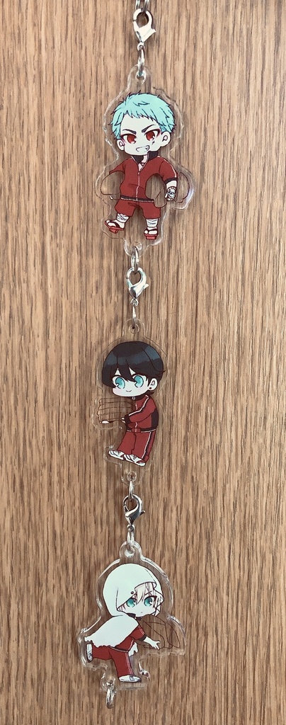 連結アクリルストラップ/国広三兄弟