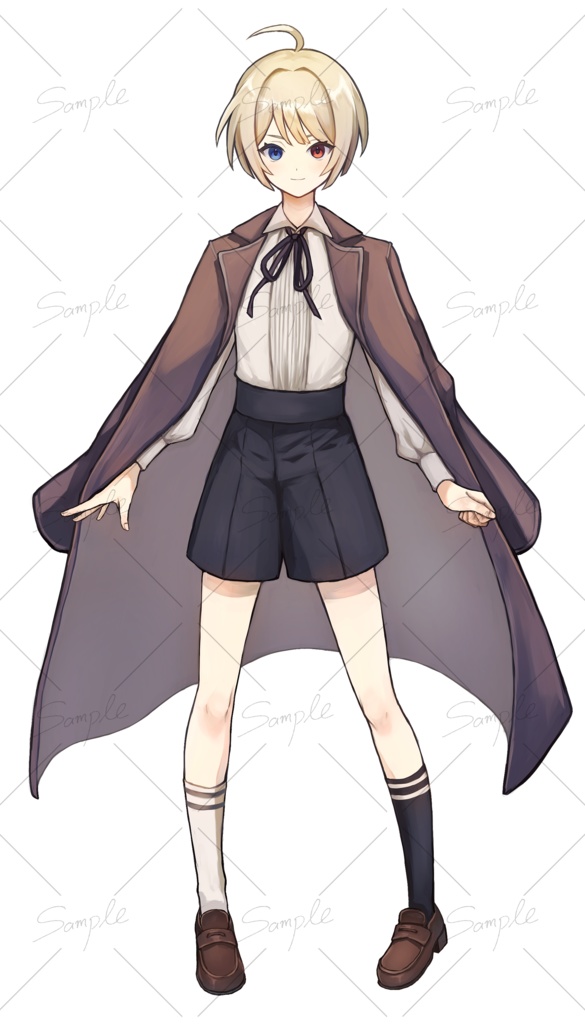 【立ち絵素材】男性02【表情7種】