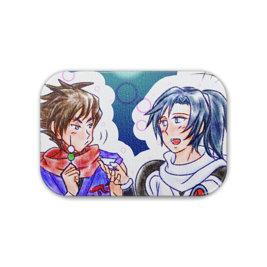 ストライダー飛竜＆飛燕　スクエア缶バッジ
