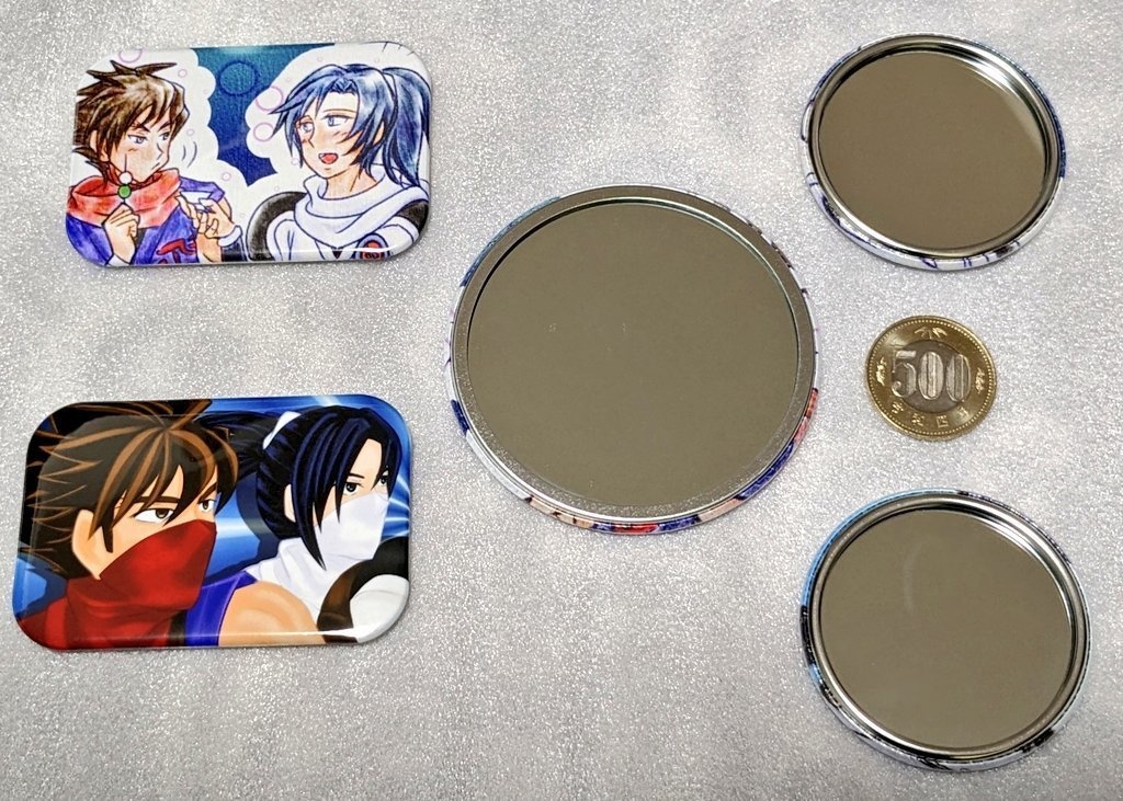 ミニ麒麟 缶ミラー75mm or 56mm