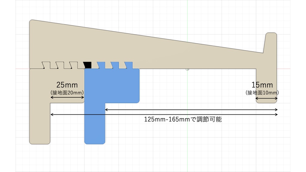 ガジェットスタンド on キーボード
