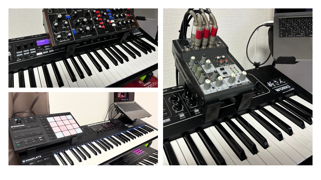 ガジェットスタンド on キーボード