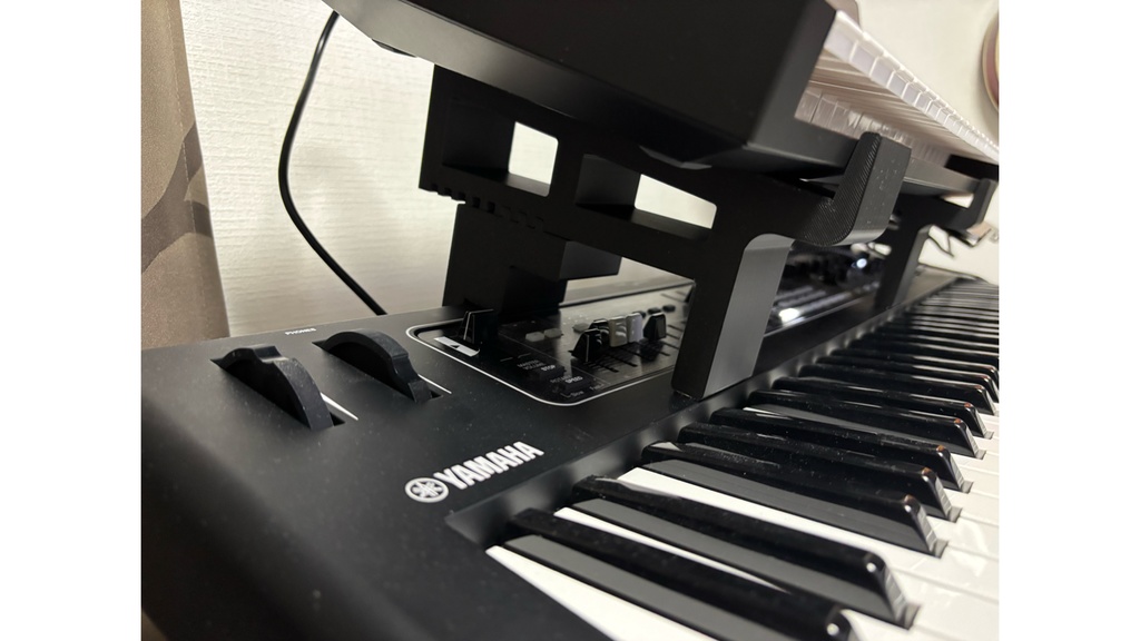 キーボードスタンド on キーボード (フル鍵盤用) - 受注生産品