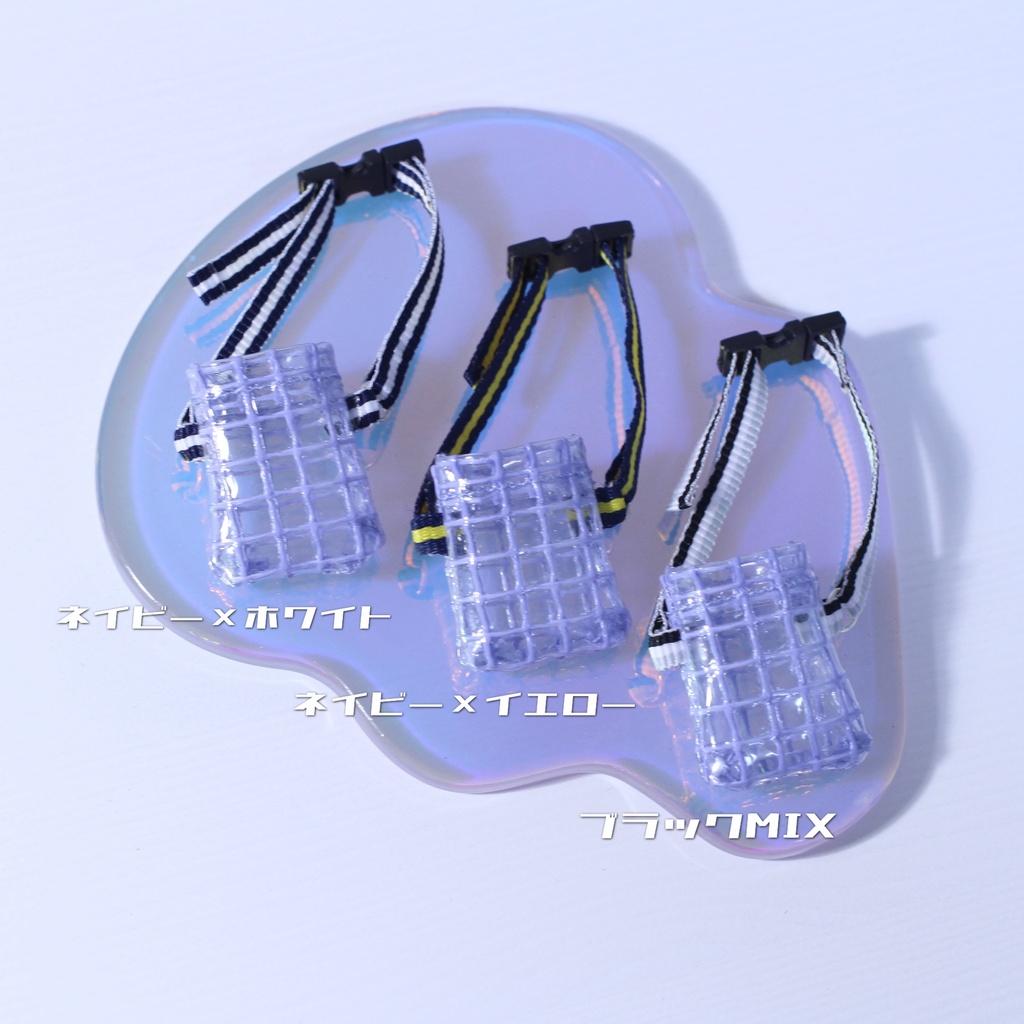 クリアメッシュサコッシュ VIOLET