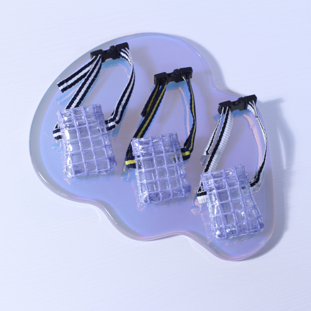 クリアメッシュサコッシュ VIOLET