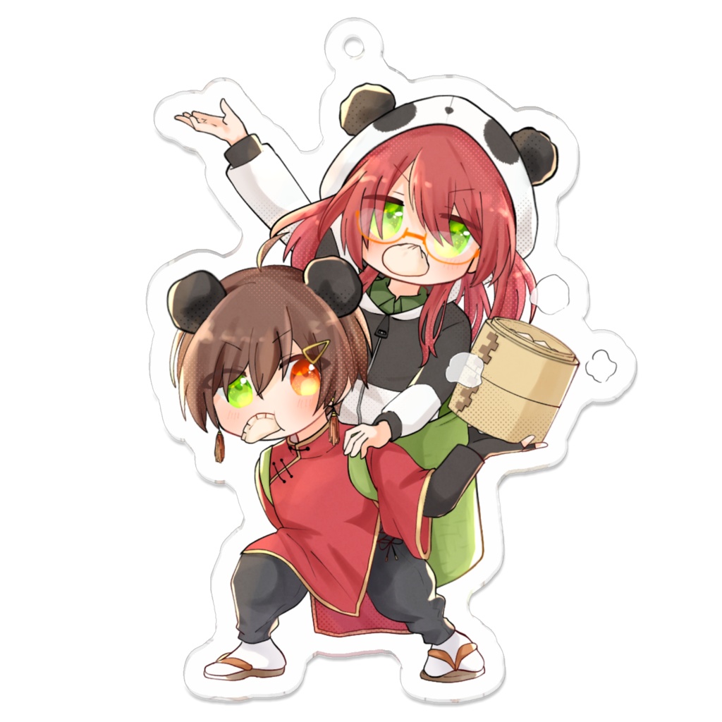 マイグラント学園 時雨透&時雨空奇 アクリルキーホルダー