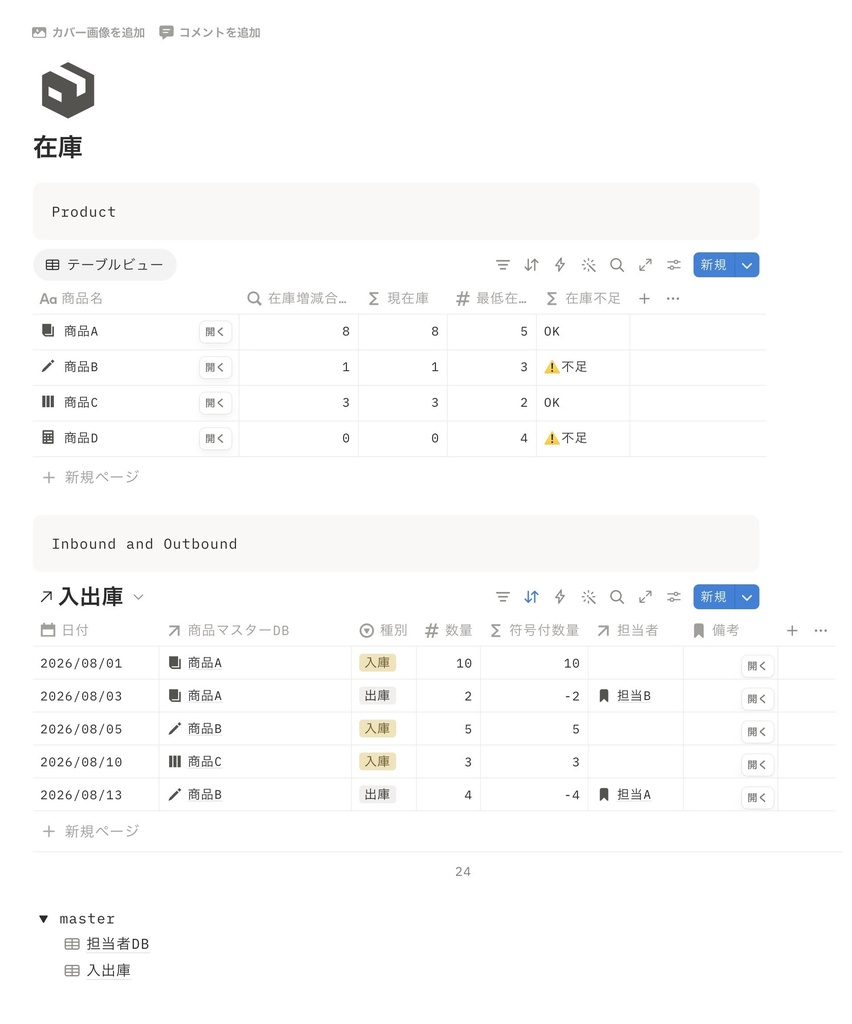 在庫管理