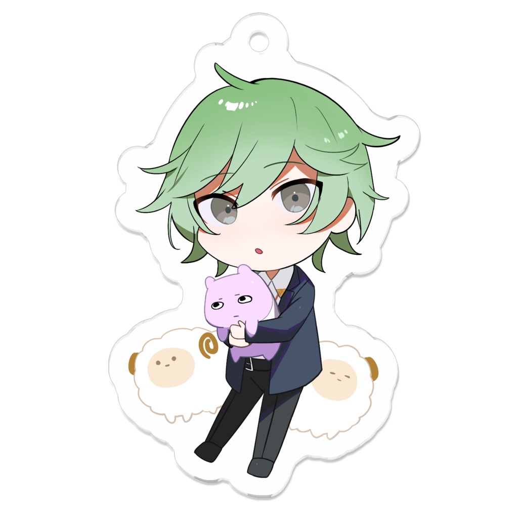 【アクリルキーホルダー】夢見沢　獏【創作】