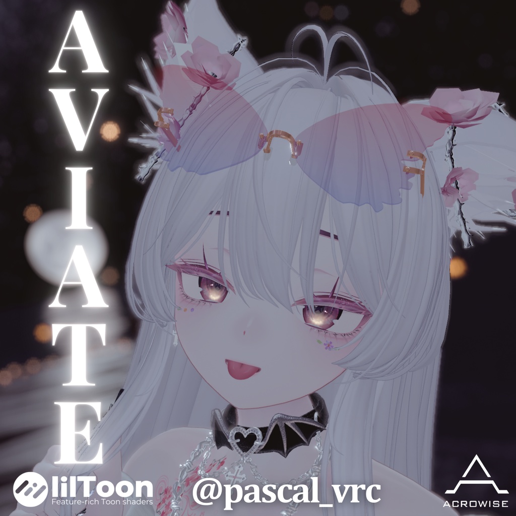 【VRChat向けアクセサリー】Aviate(サングラス)