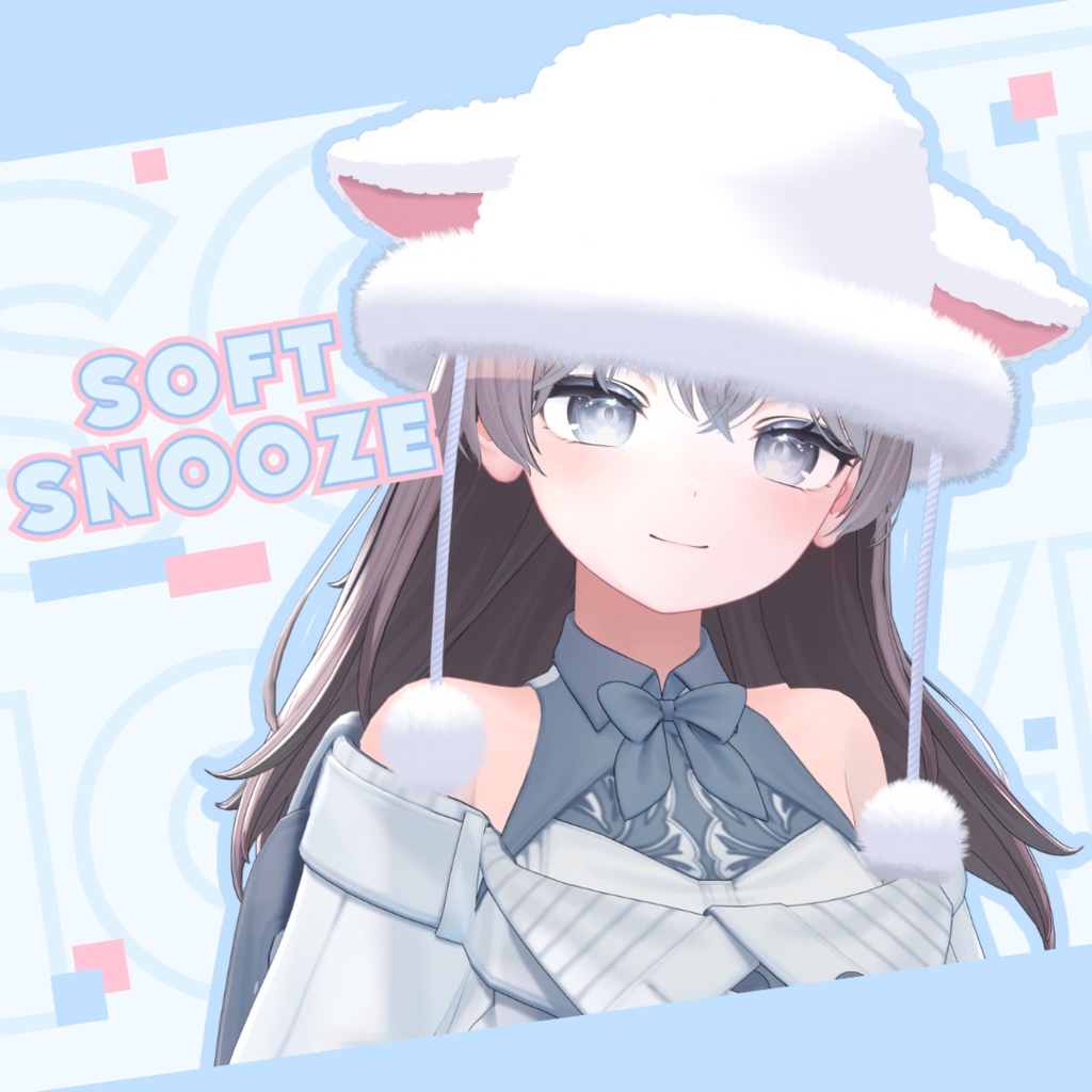 【VRChat向け】soft snooze(帽子)