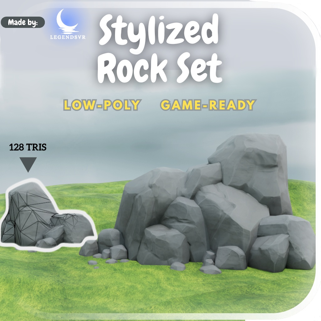 Stylized Rock Set