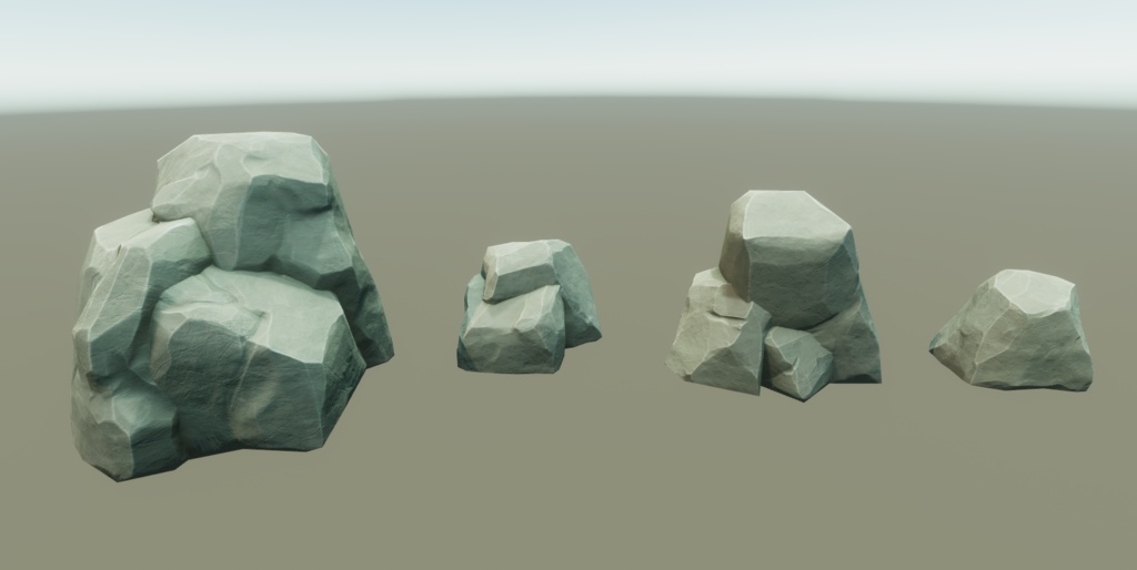 Stylized Rock Set