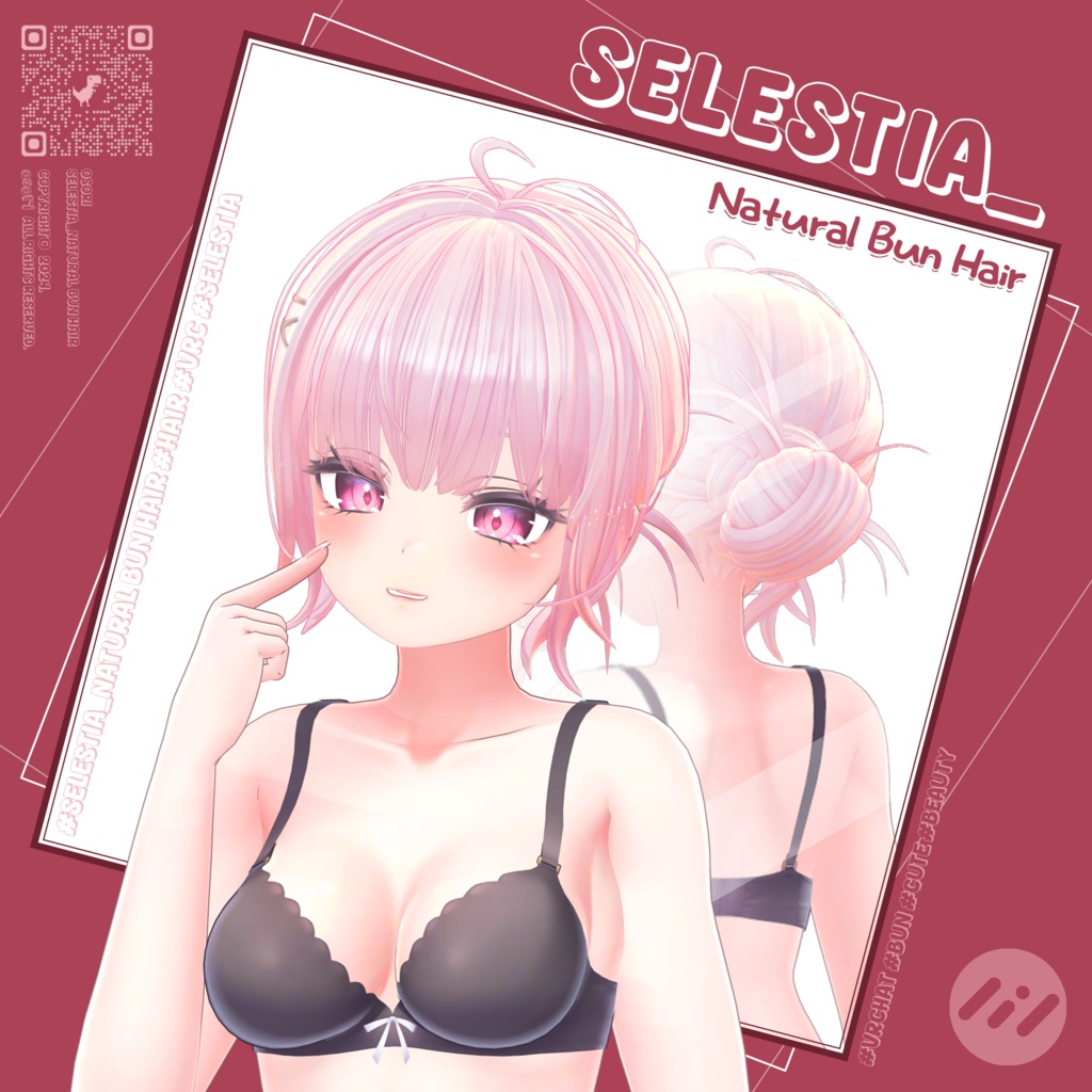 Natural BUN HAIR v1๐ฆกใ6ใขใใฟใผๅฏพๅฟใ