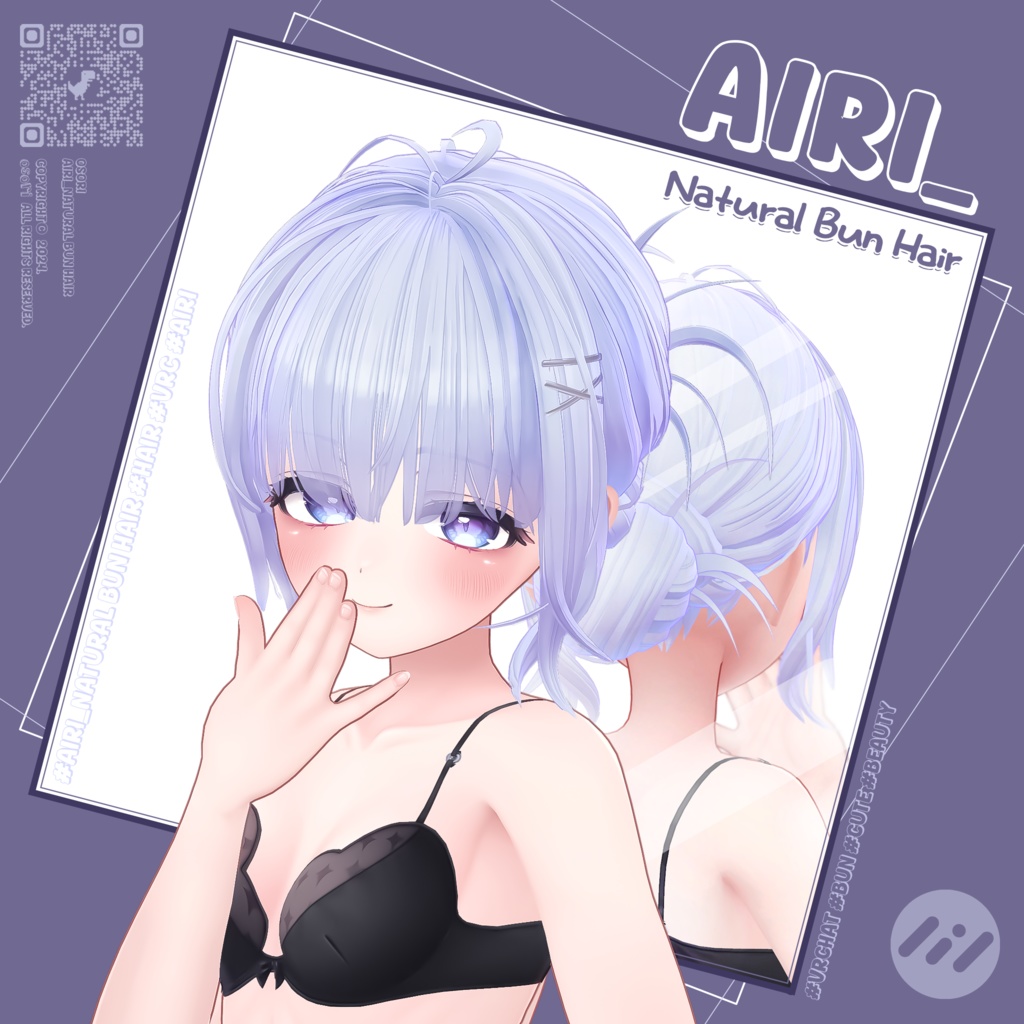 Natural BUN HAIR v1๐ฆกใ6ใขใใฟใผๅฏพๅฟใ