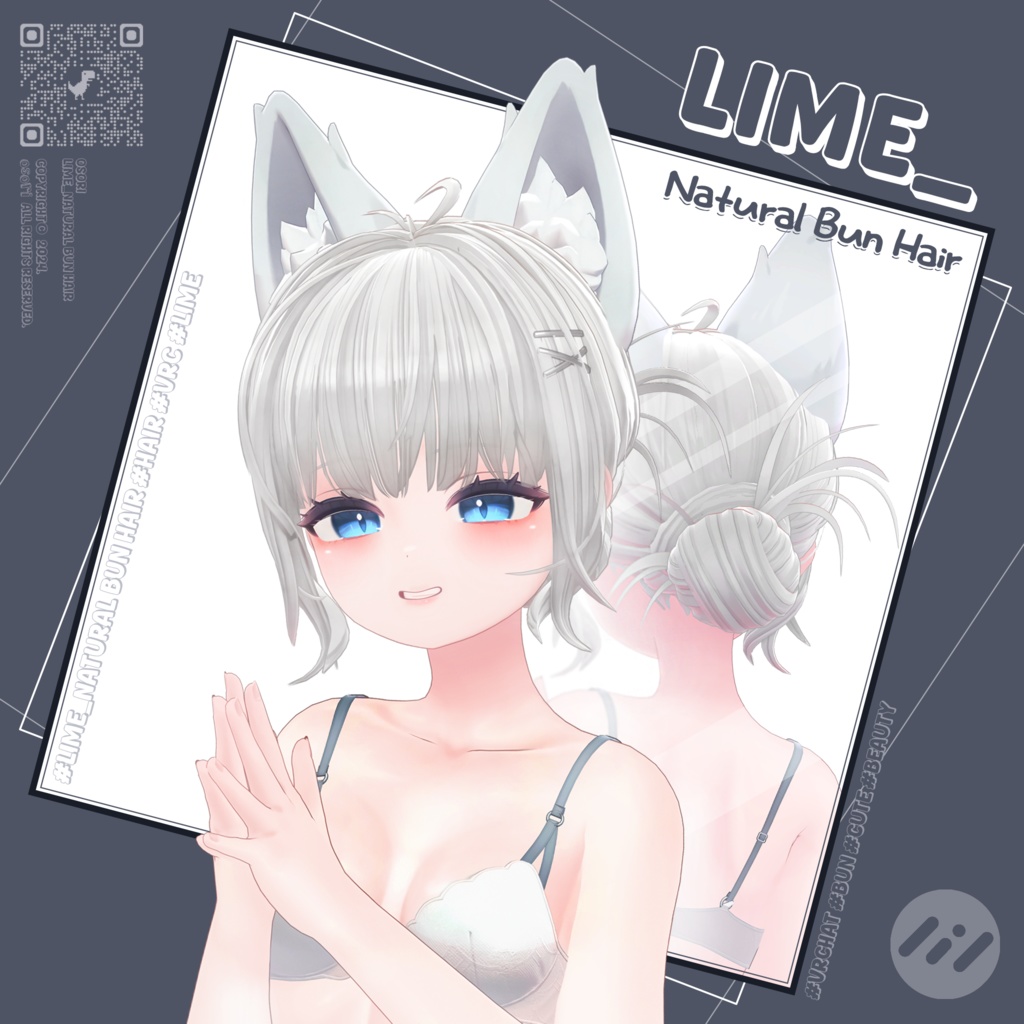 Natural BUN HAIR v1๐ฆกใ6ใขใใฟใผๅฏพๅฟใ