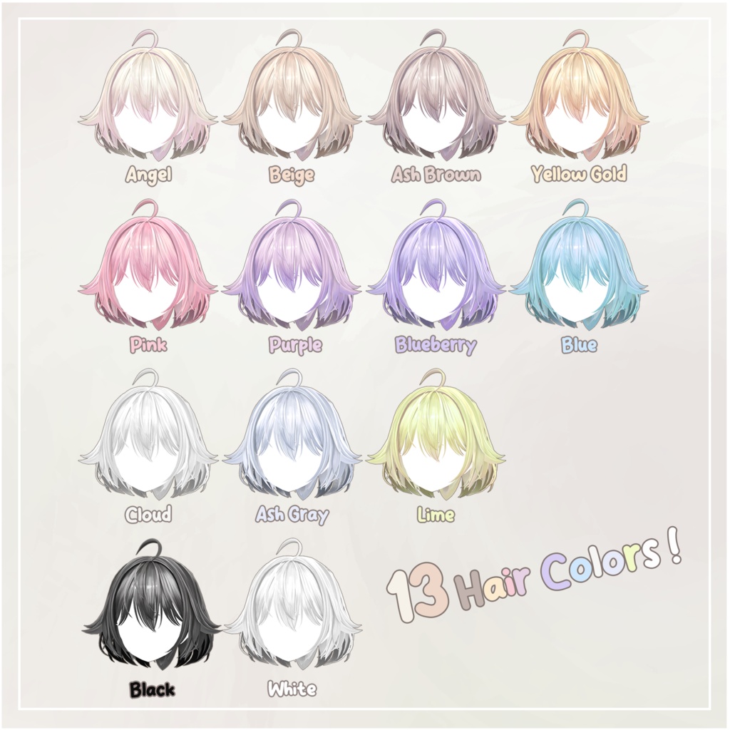 Sarara Hair🦡【7アバター対応】