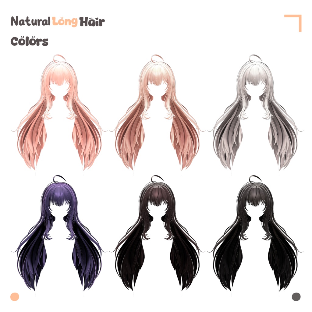 Natural Long HairðŠ¡ã7ã¢ãã¿ãŒå¯Ÿå¿ã