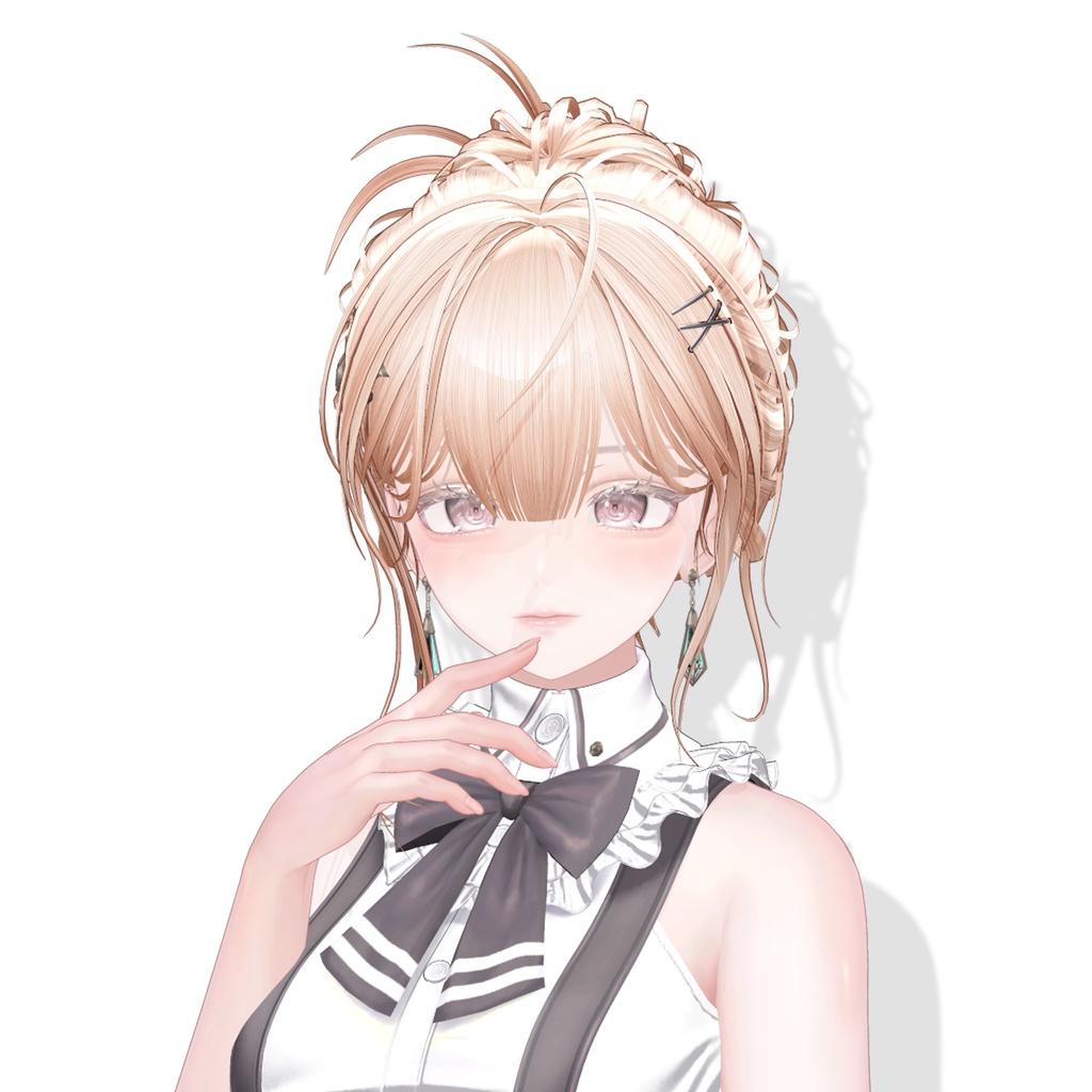 Natural Bun Hair [v2]🦡【10アバター対応】 缩略图 12