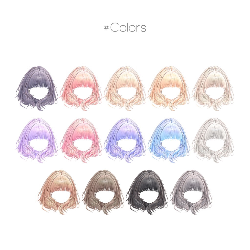 🔥32% SALE🔥Pure Cloudy BOB🦡【16 アバター対応】