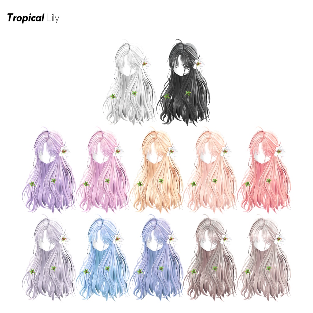 🔥ON SALE🔥Tropical Lily🦡【19 アバター対応】