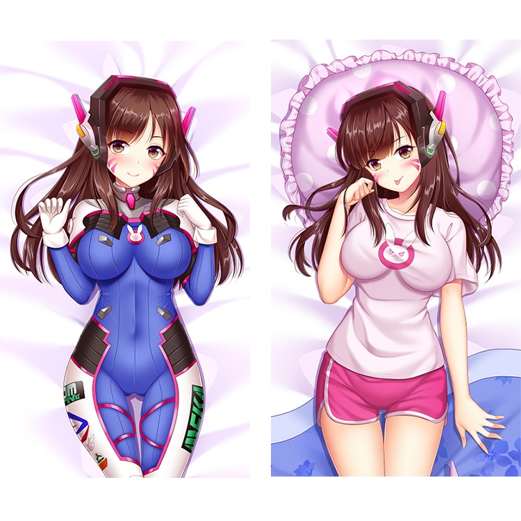 オーバーウォッチ overwatch dva 抱き枕カバー 1/2サイズ 抱き枕カバー