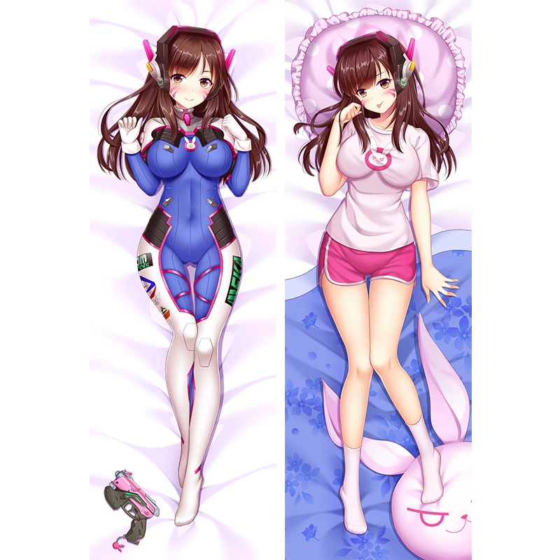 オーバーウォッチ overwatch dva 抱き枕カバー 1/2サイズ 抱き枕カバー