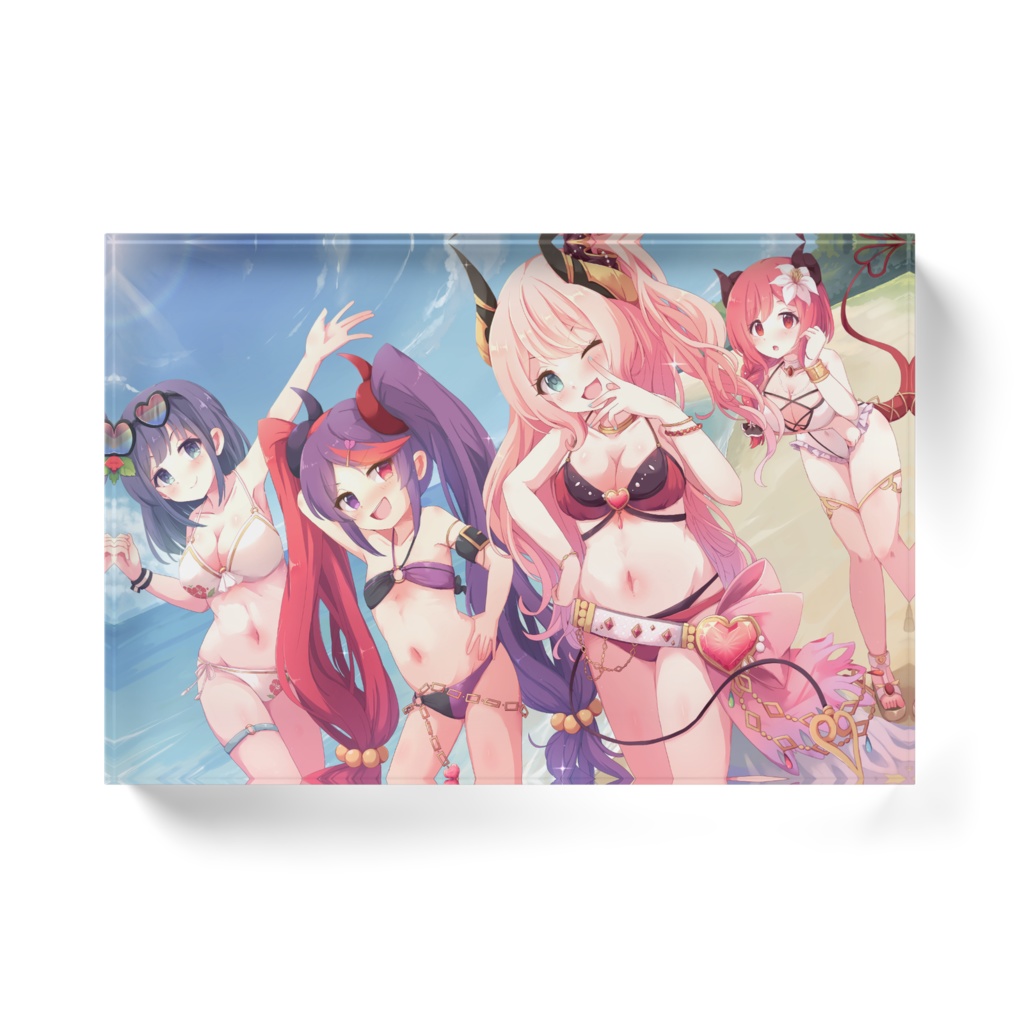 水着ルーセント学院アクリルブロック