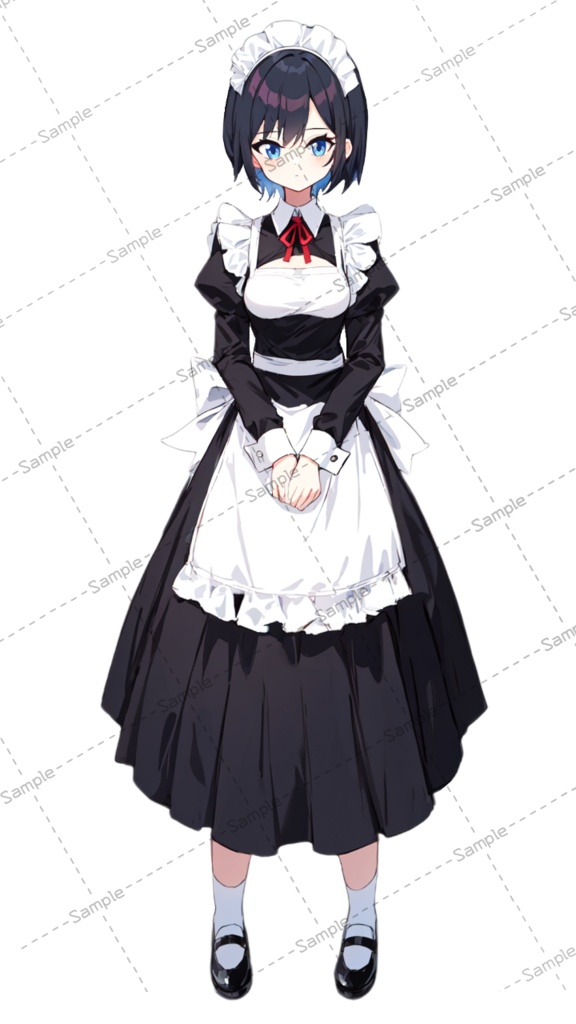 【無料あり】立ち絵素材 メイドの少女