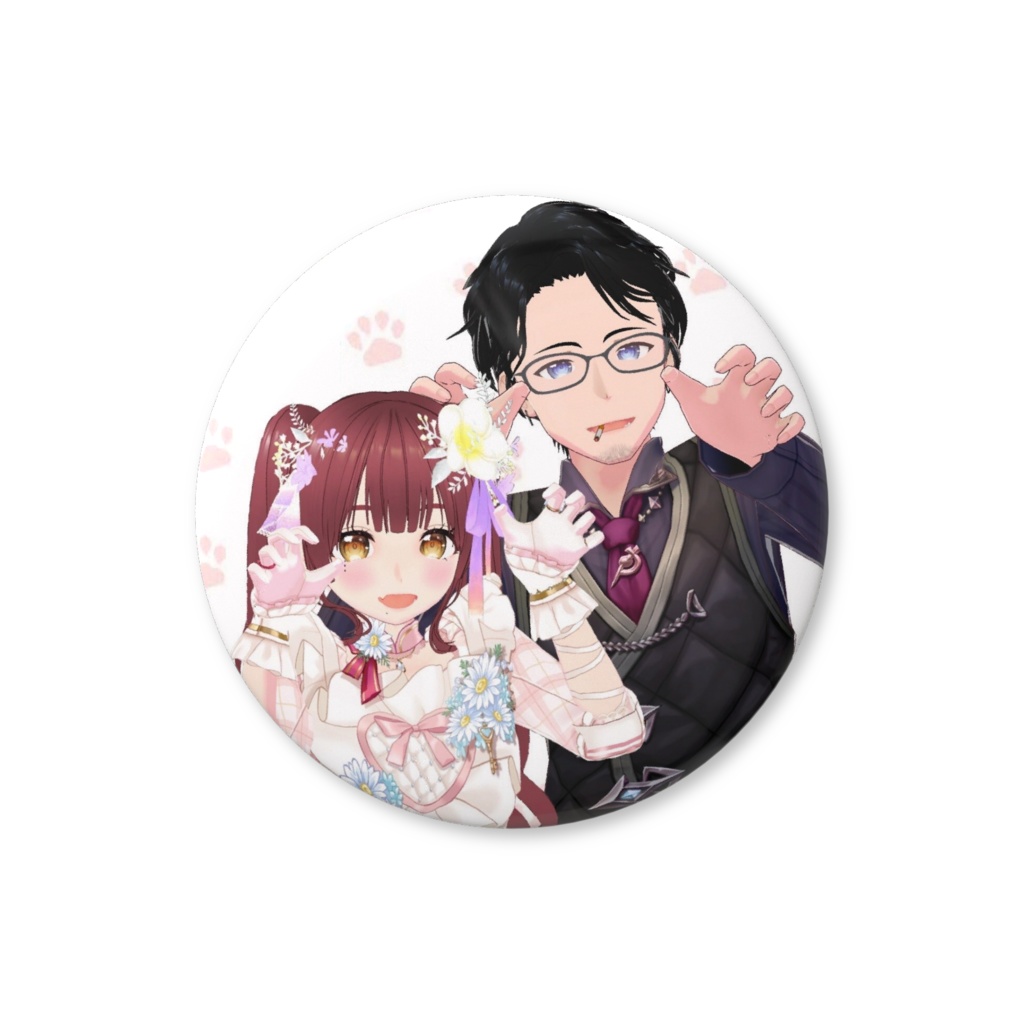 猫屋敷缶バッチ