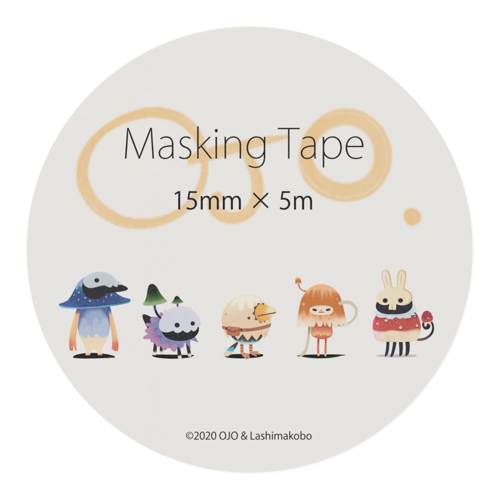 「ふぇありきのこーず」 〈マスキングテープ〉