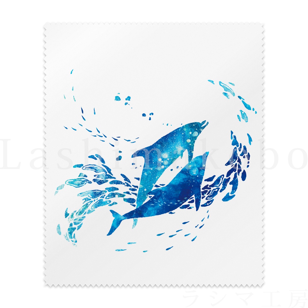 「 Blue Dolphins 002 」  <レンズクリーナー >