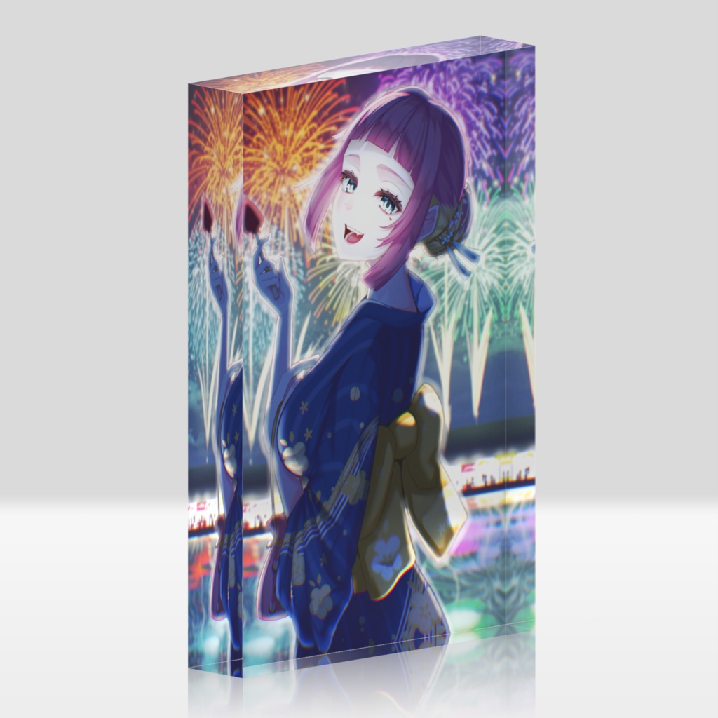 浴衣いしぴ　アクリルブロック