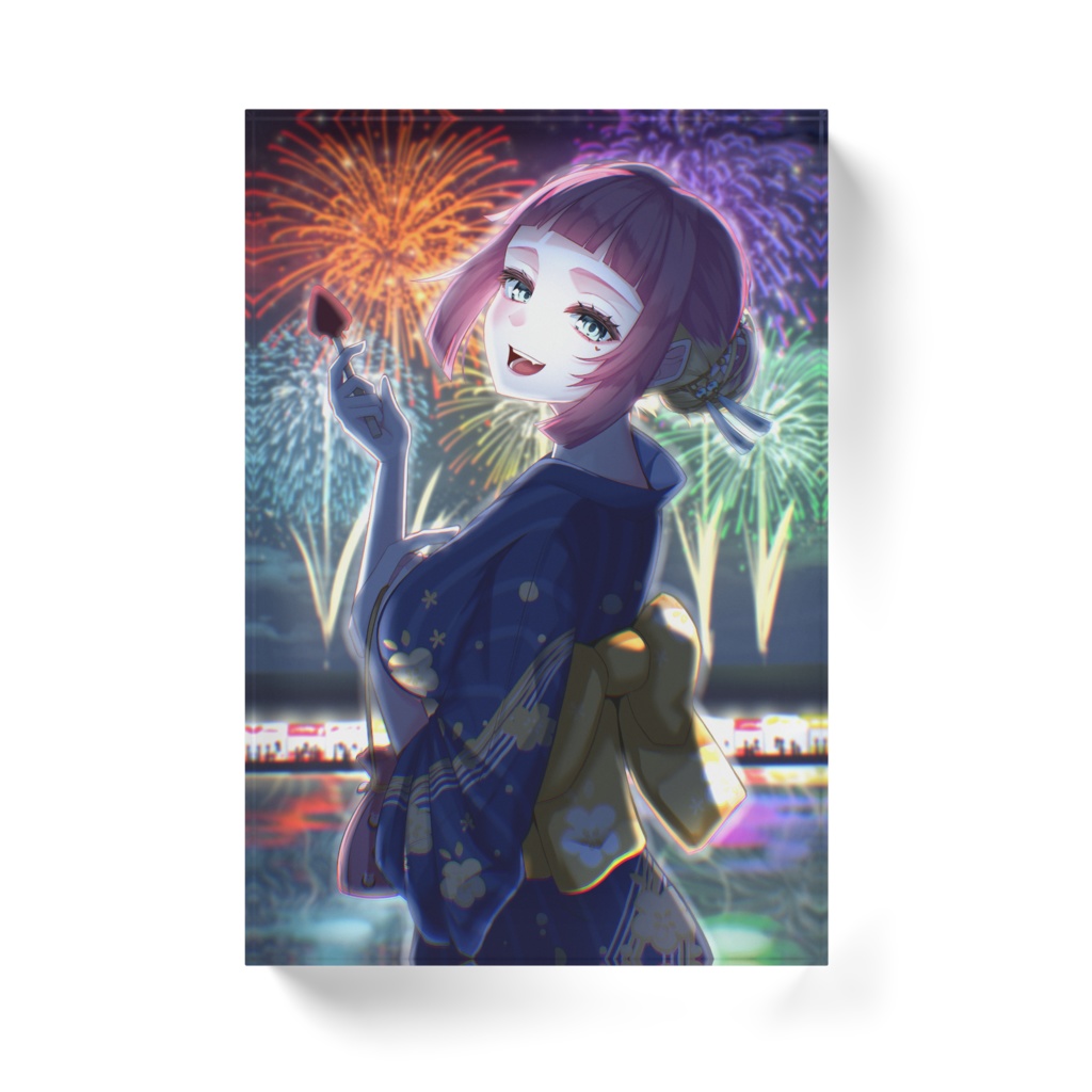 浴衣いしぴ アクリルブロック