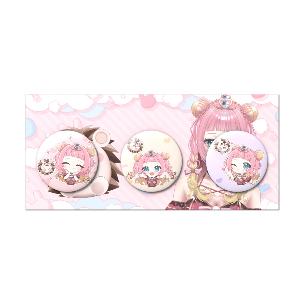 2026年いしぴ2周年記念缶バッジ3個セット