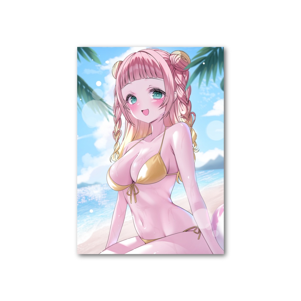 水着フォト風カード