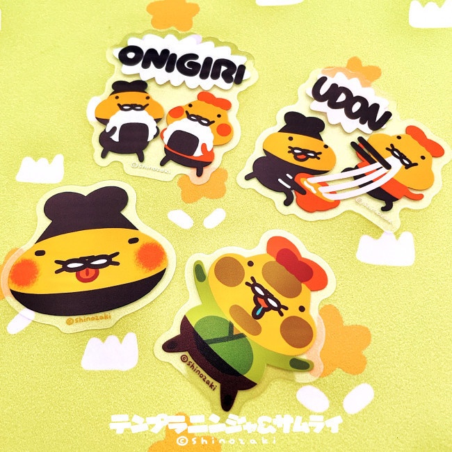 テンプラ透明ステッカー