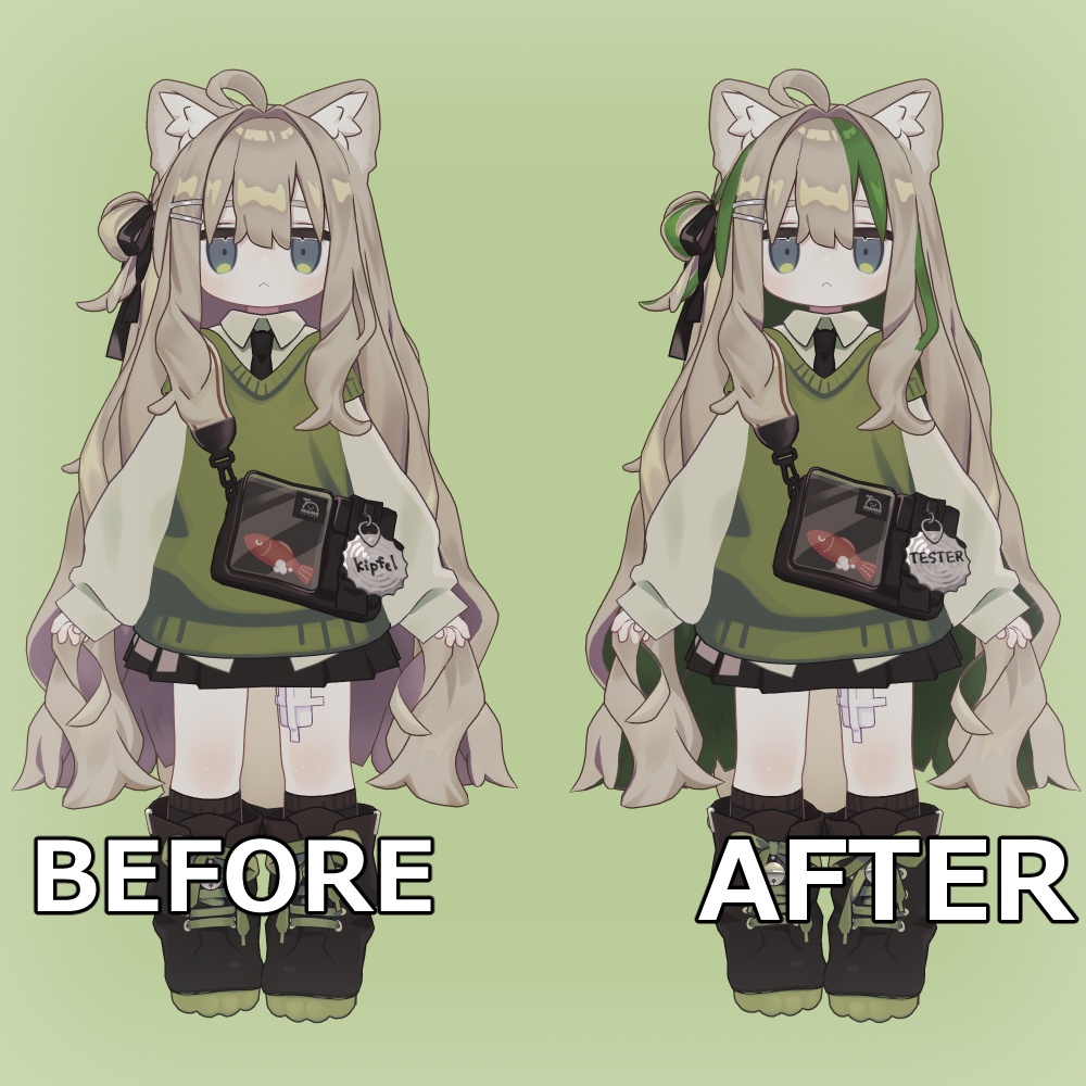 【無料/Free】キプフェル専用 ヘアメッシュテクスチャ